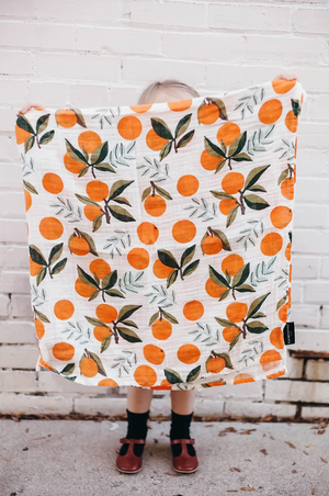 Fresh Clementine Swaddle