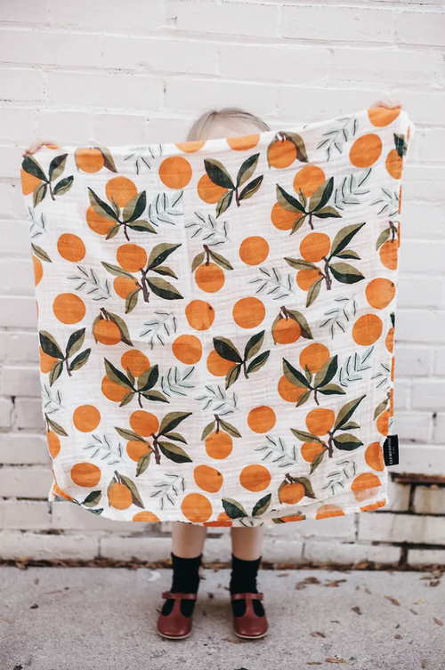Fresh Clementine Swaddle