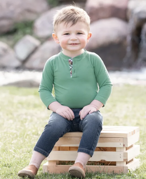 Boys Medium Wash Pull-On Jeans