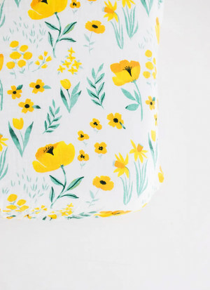 Buttercup Blossom Crib Sheet