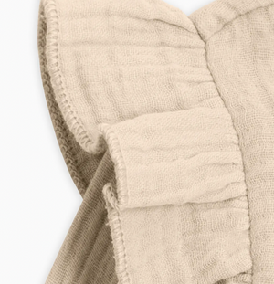Muslin Isla Bubble Romper - Clay