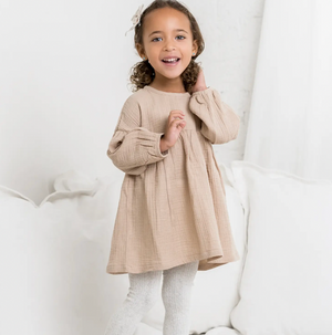 Muslin Ophelia Dress - Clay