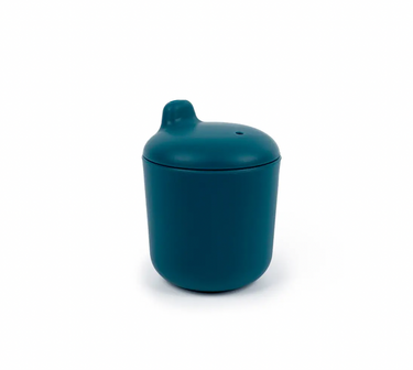 Silicone Baby Sippy Cup - Blue Abyss