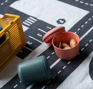 Silicone Baby Sippy Cup - Blue Abyss