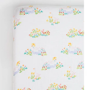 Garden Goose Crib Sheet