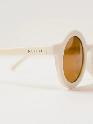Baby + Toddler || Round Sunglasses - Cream