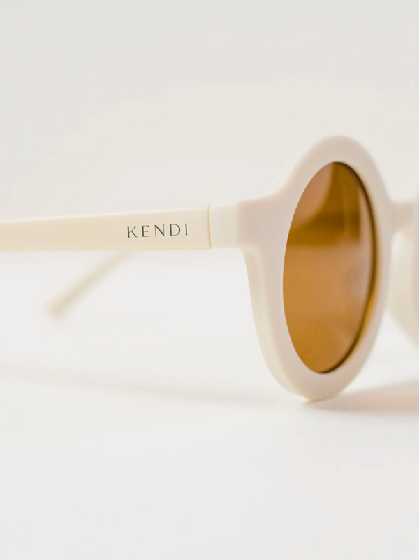 Baby + Toddler || Round Sunglasses - Cream