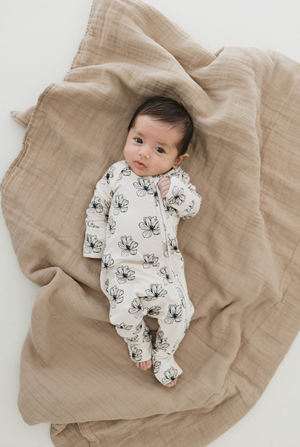Bamboo Zip Pajamas | Desert Bloom
