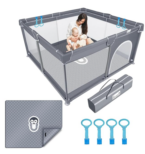 Li'l Pengyu Large Baby Playpen