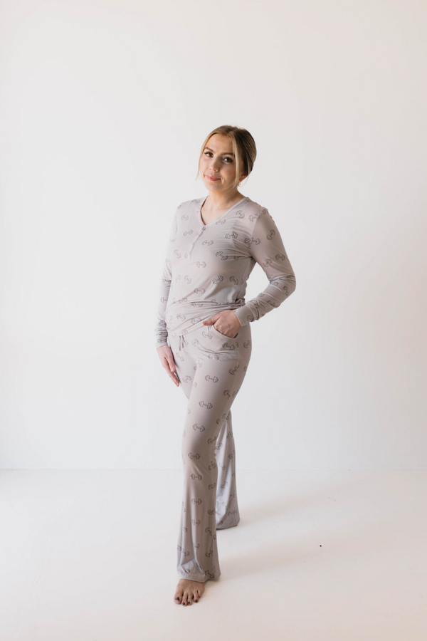 Women's Long Sleeve Bamboo Pajama  | Arm Day