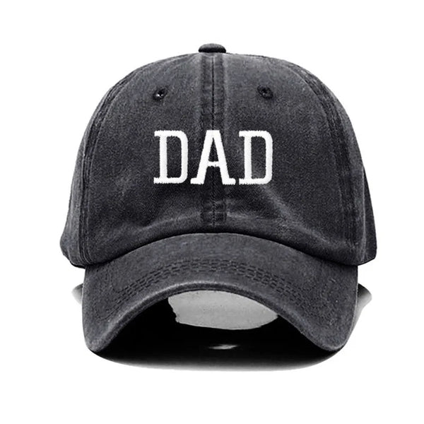 Embroidered Cotton Baseball Cap MOM and DAD