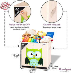 Squared Foldable Storage Box with Animals Multivariant