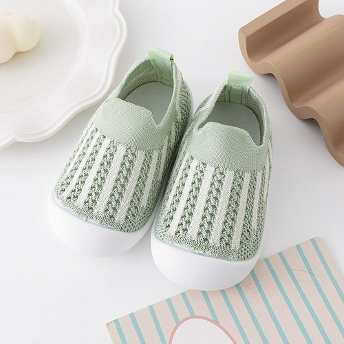 Baby First Walkers in Green Mix - Stylish and comfortable shoes for your baby's first steps.