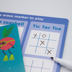 Avi's Adventures Under The Sea Reusable Sticker Book + Marker Set (ages 3+)