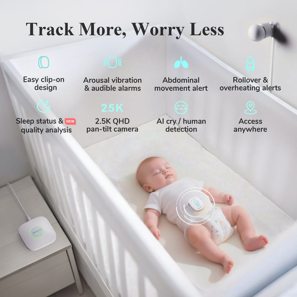 "Pro Bundle Baby Monitor: High-tech, reliable monitoring for your little one, ensuring peace of mind for parents."
