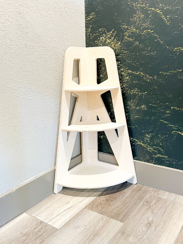 SERENA- Corner Toy Shelves- Set of 2