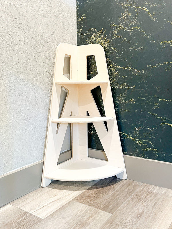 SERENA- Corner Toy Shelves- Set of 2