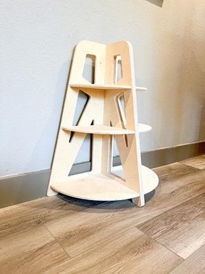 SERENA- Corner Toy Shelves- Set of 2