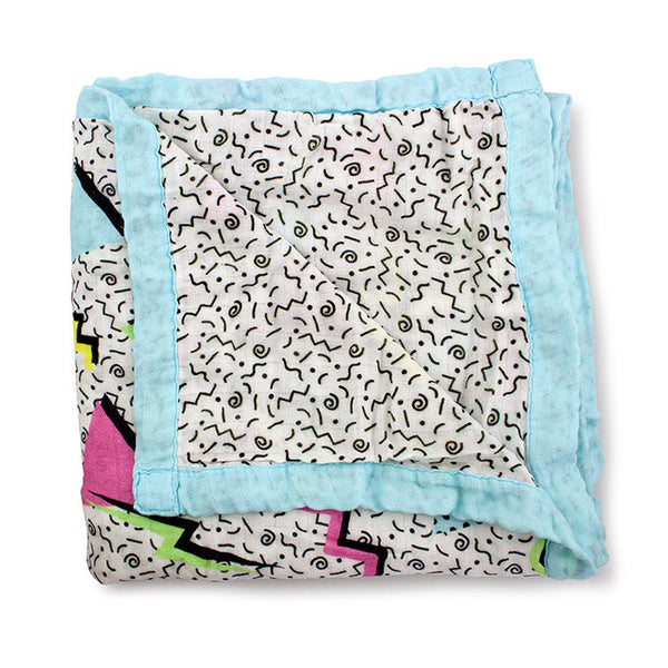 Kanga Care Bamboo Muslin Blanket - Baby: Radical (reversible)