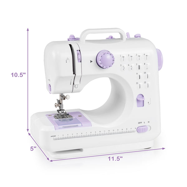 Sewing Machine for Beginners Mini Sewing Machine with 12 Built-in Stitches