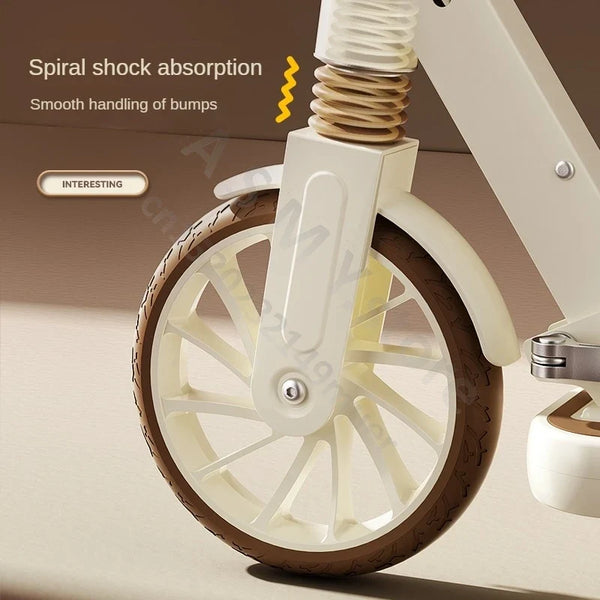 Foldable Kick Scooter for Kids & Adults – 2-Wheel Scooter