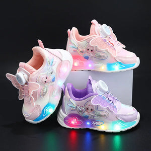 Sparkling Princess Butterfly LED Sneakers (Ages 1-7)