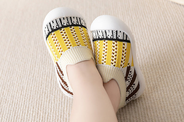 Baby First Walkers -  Yellow Stripes