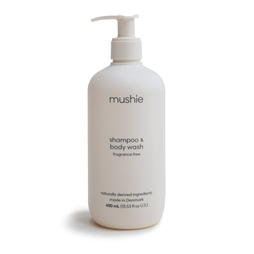Fragrance-free baby shampoo and body wash in a gentle, safe formula for delicate skin.