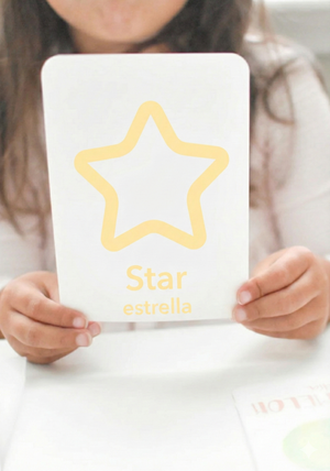 Colorful shapes flashcards for babies, promoting early learning and sensory play. Angle 2 view.