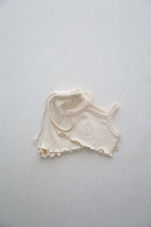 White Crop-Short Set