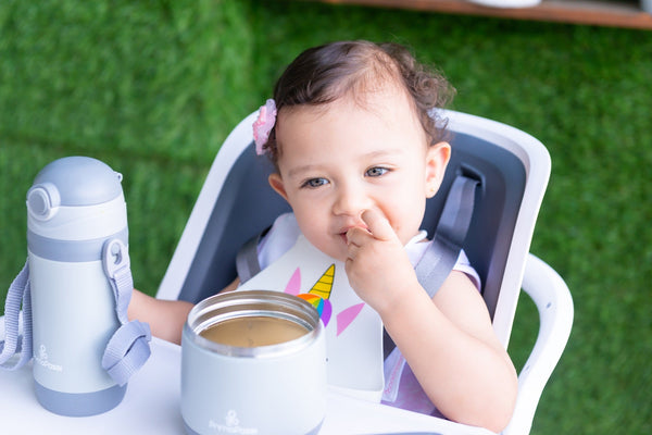 Primo Passi - Insulated Straw Bottle, Grey