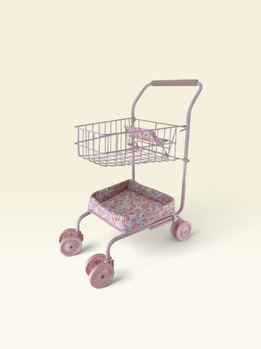 Toy Shopping Cart - Garden Blush