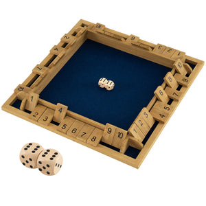 24 Inch Extra-Large Shut The Box Game for 2-4 Players - Sturdy Build