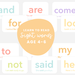 GoodnightFox Reading Flashcards Bundle ages 3, 6 92 cards
