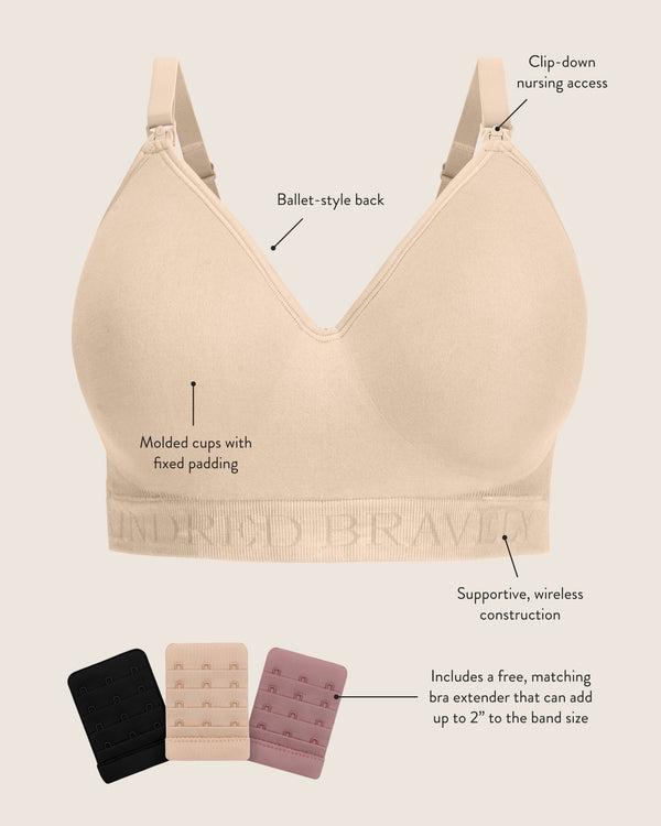 Signature Sublime® Contour Maternity & Nursing Bra | Beige