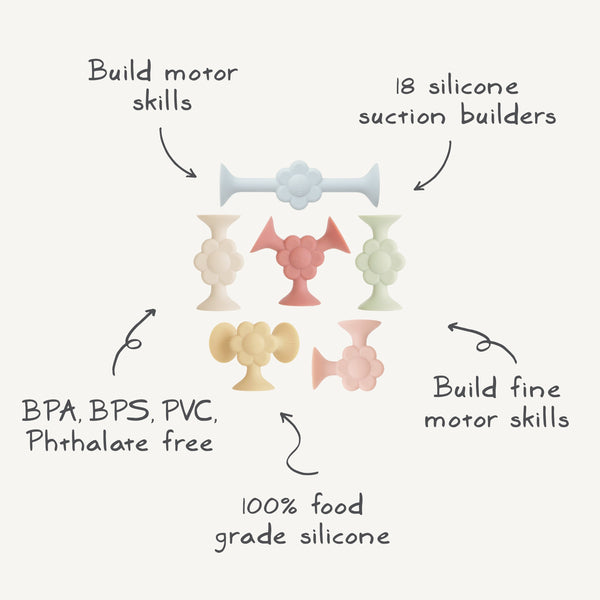 Daisy Silicone Suction Builders