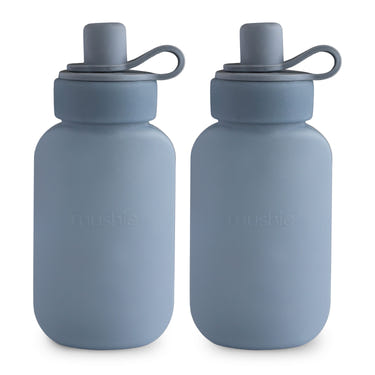 Silicone Puree Pouch for babies, perfect for easy feeding and on-the-go convenience in vibrant colors.