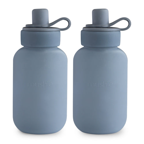 Silicone Puree Pouch for babies, perfect for easy feeding and on-the-go convenience in vibrant colors.