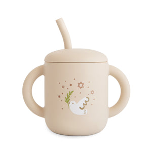 Silicone Training Cup + Straw