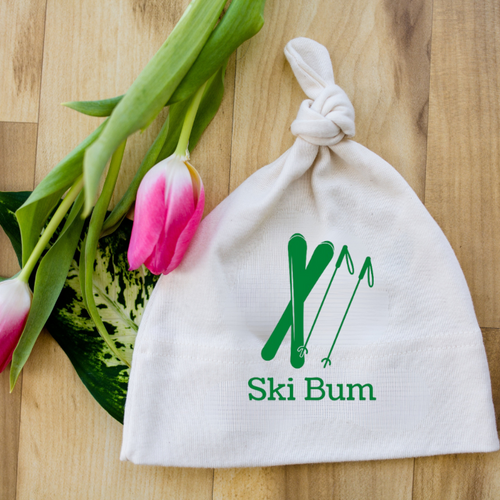 Ski Bum Baby Hat - Soft Fabric for Babies