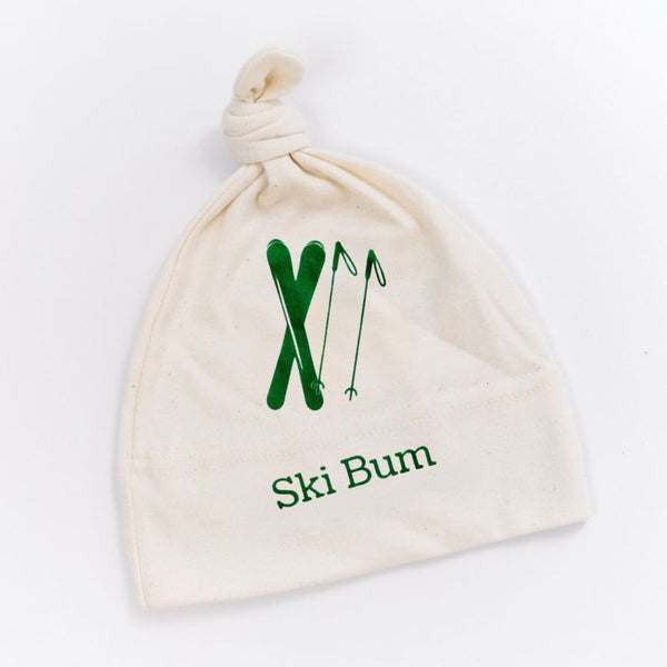 Ski Bum Baby Hat - Soft Fabric for Babies