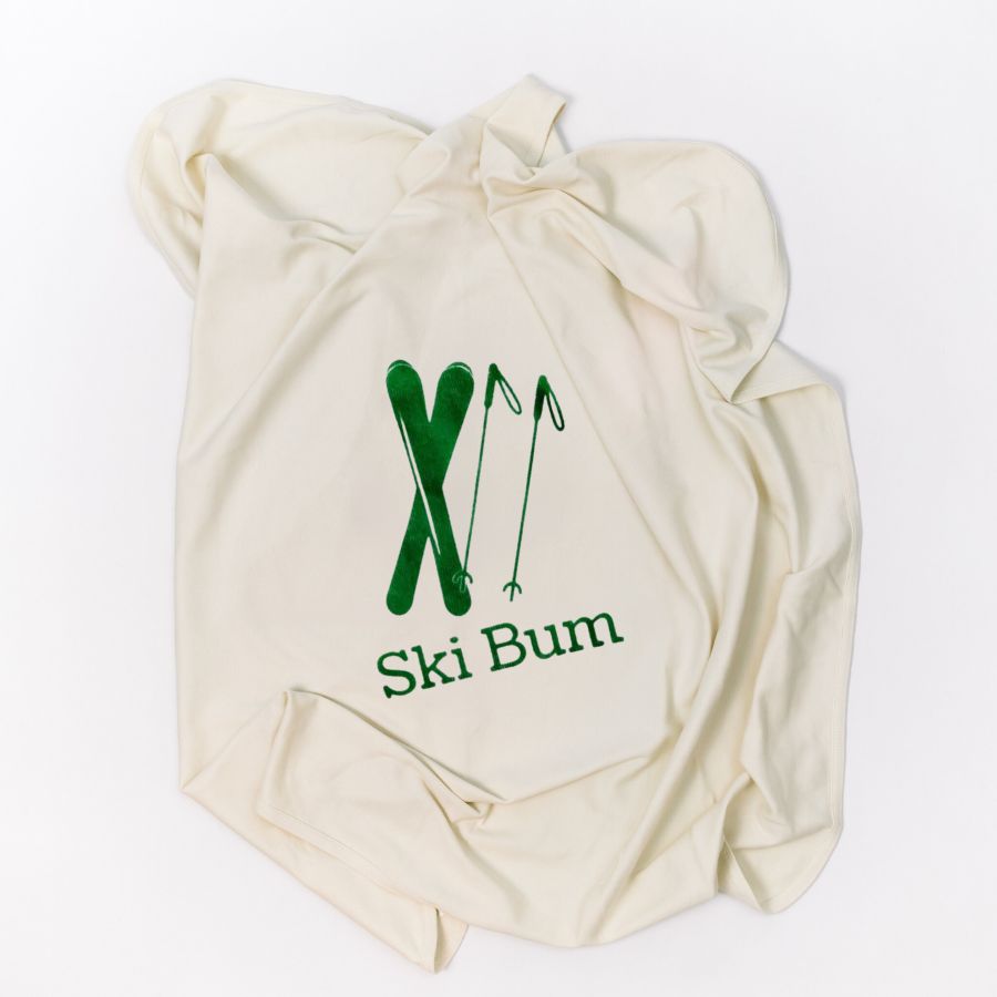 Ski Bum Baby Blanket