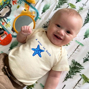 A Star Is Born short sleeve Romper, hat, & Blanket Gift Set