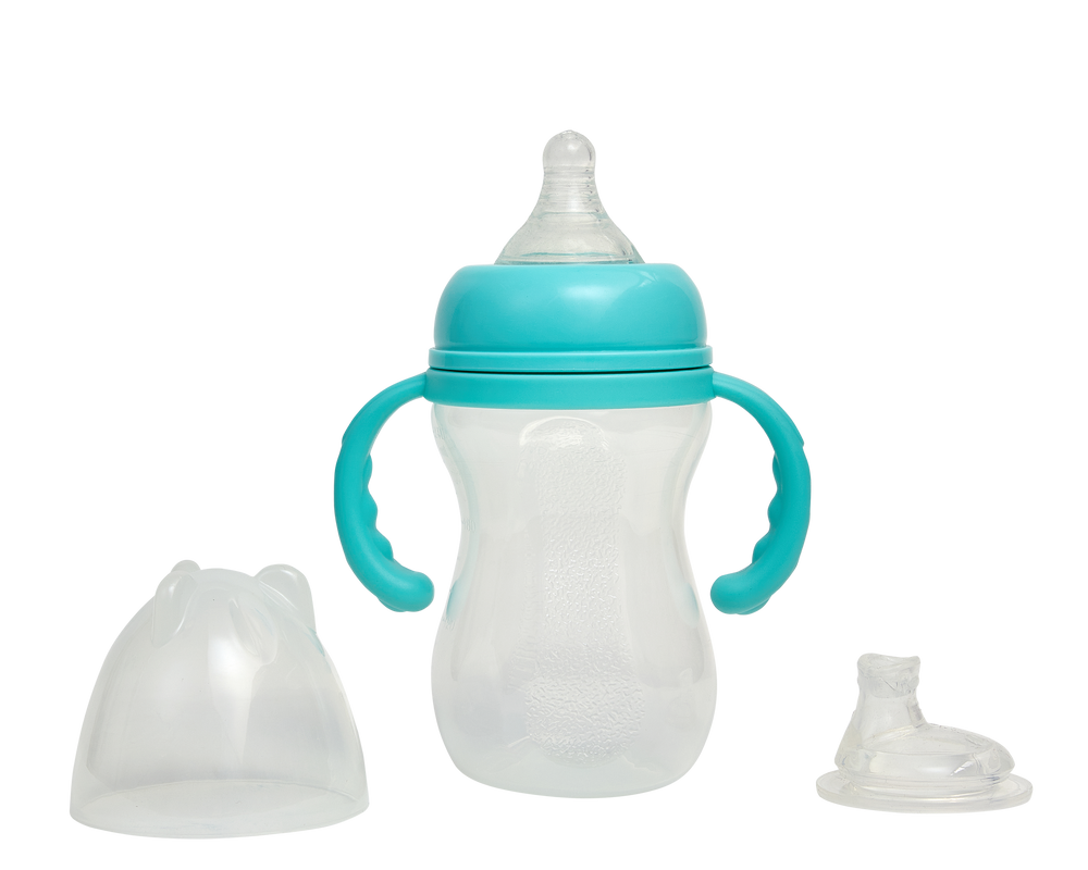 Little Toes Easy Grip Bottle/Sippy Cup for babies, perfect for feeding and nursing, featuring ergonomic design.