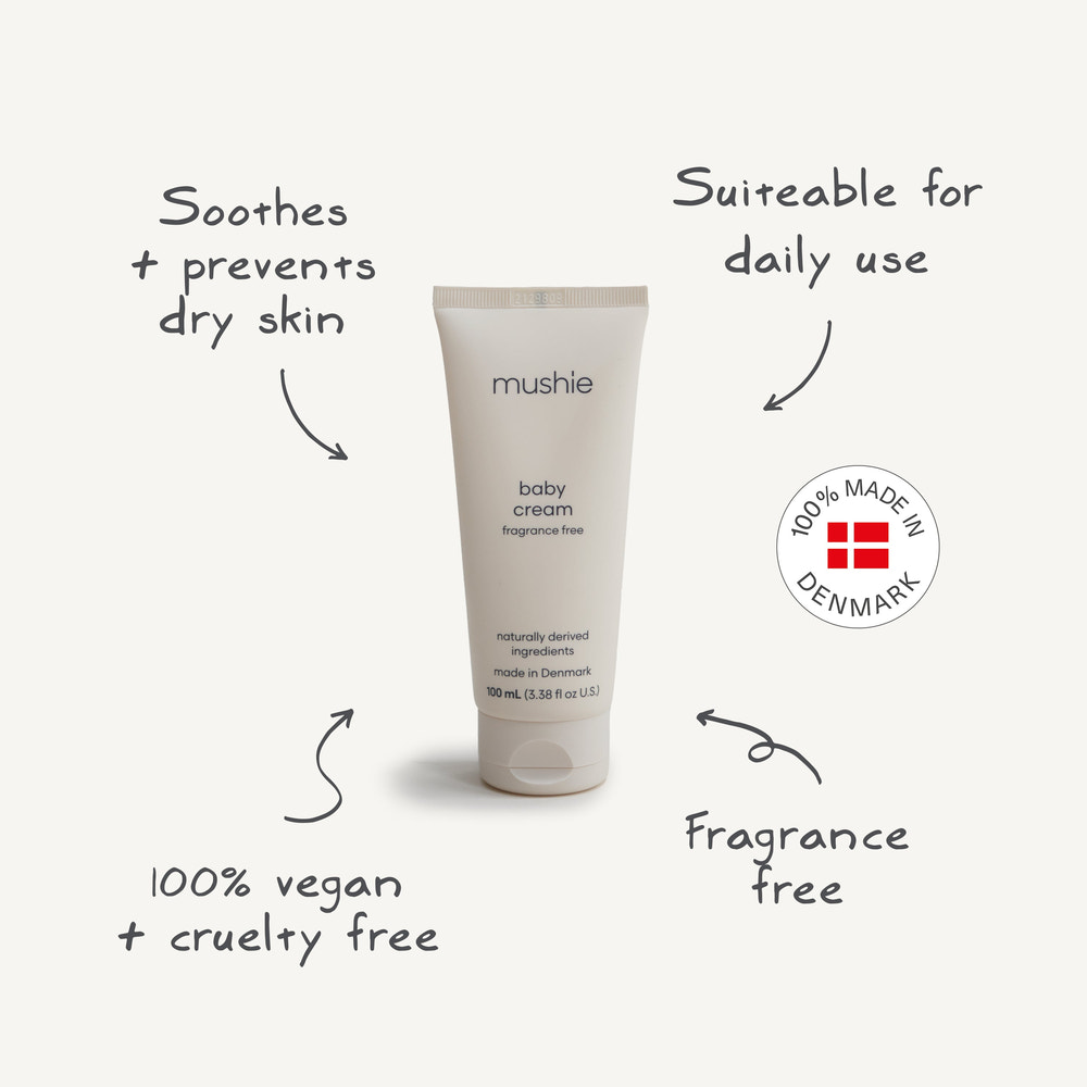Gentle baby cream for soft, nourished skin - perfect for delicate baby skincare.