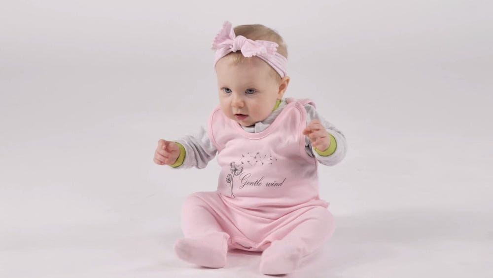 Girls Sleeveless Bodysuit Gentle Wind - Soft, stylish baby outfit for comfort and play.