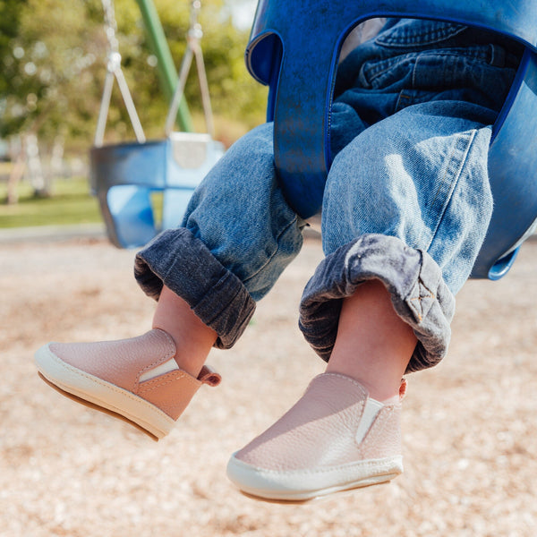 Blush Slip On Baby Shoe