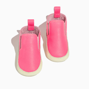 Hot Pink Slip On Baby Shoe