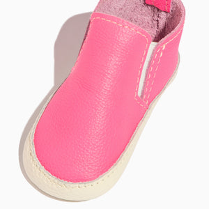 Hot Pink Slip On Baby Shoe