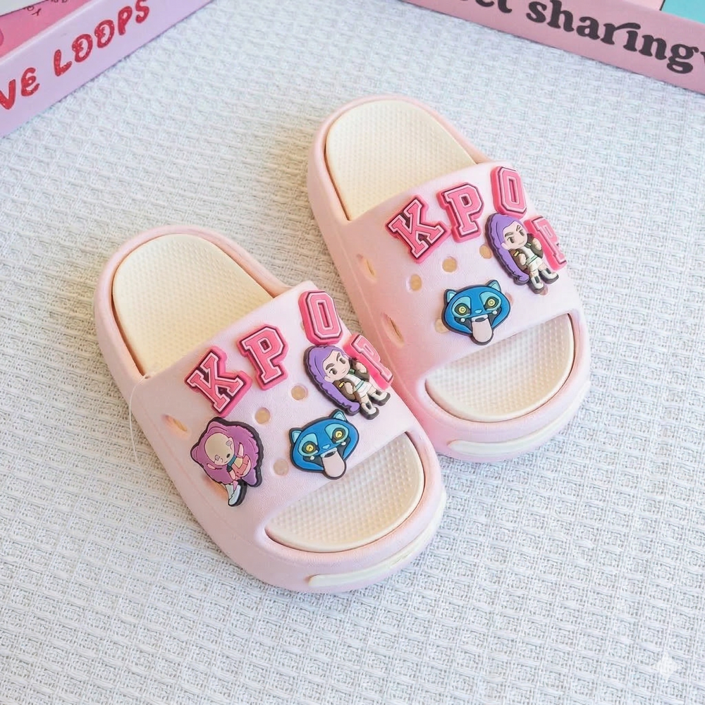 KPop Kids Slippers – Ages 2–10